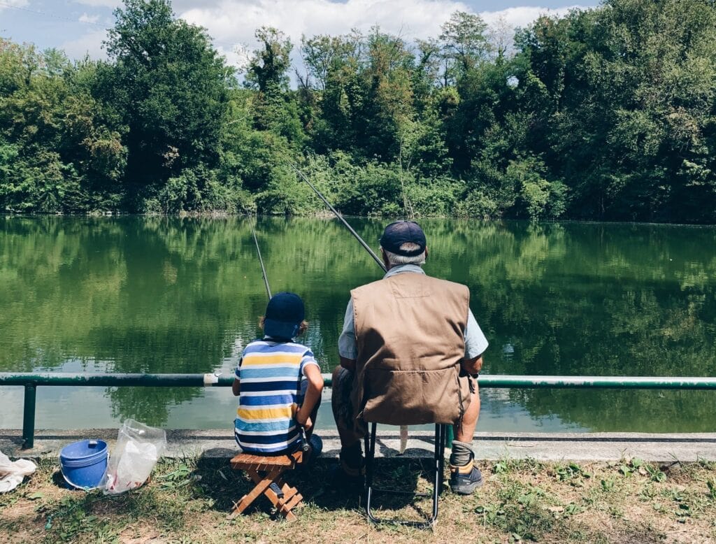 summer bass fishing